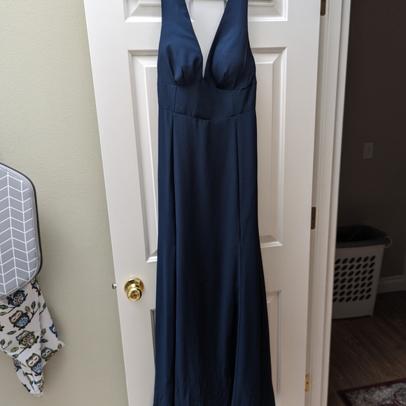 Bridesmaids dress - Dark Navy - Picture 3 of 6